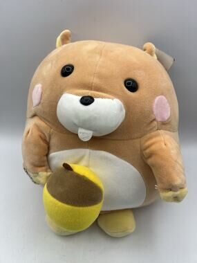 Little Hamster Toy Plush Light Up Brown Cute LED Stuffed Animal Kids